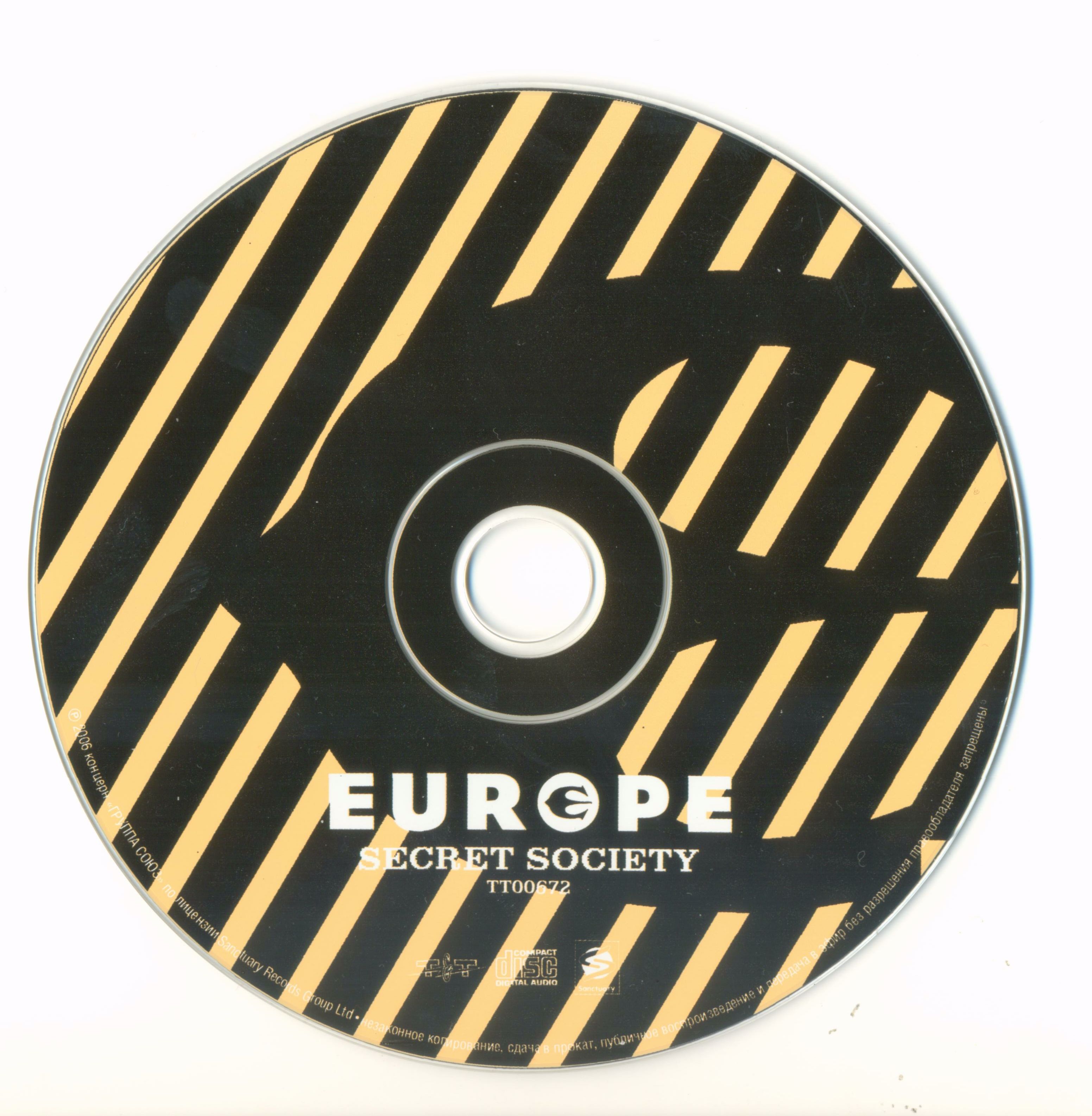 Europe  Secret Society : CD
